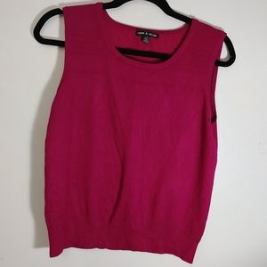 Cable & Gauge Sleeveless Crop Top Size L